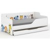 Wooden Toys Lilu 3 zvieratká biela + zásuvka Varianty: Ľavá strana