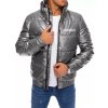 Pánska zimná bunda TX3860 Dark grey silver - Dstreet M šedá-stříbrná