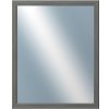 DANTIK - Zrkadlo v rámu, rozmer s rámom 80x100 cm z lišty STEP tmavošedá (3021)