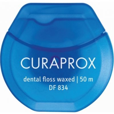 Curaprox voskovaná dentálna niť DF 834