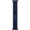 Řemínek Apple Watch 49mm modrý Trailový tah - M/L - provedení z černého titanu (MYQ83ZM/A)