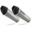 GPR Dvojitá koncovka výfuku Slip - on GPR NEW GRAND PRIX EVO TITANIUM A.69.RACE.GPAN.TO Brushed Titanium including link pipes