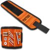 Profi Tools Magnetický náramok pre domácich majstrov, oranžový 32x9 cm