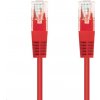 C-TECH CB-PP5-025R patch, Cat5e, UTP, 0,25m, červený