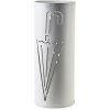 Mondex Kovový stojan na dáždniky Cedric White Umbrella, 49,5x20 cm