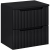 CMD Skrinka do kúpeľne NOVA BLACK 82-60-2S A Čierna/čierna