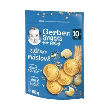 Gerber Snacks for Baby Maslové sušienky 180 g