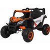 JOKO Elektrické Autíčko Buggy Madman UTV-MX 4x4, penové kolesá, kožené sedadlo, biela