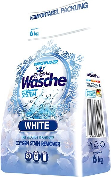 Königliche Wasche prášek na pranie White 6 kg 80 PD