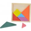 Drevený farebný Tangram