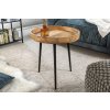 LuxD Dizajnový odkladací stolík Desmond 45 cm mango