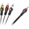 Kábel jack 3,5 4-pin / 3x cinch 1,5m