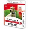 Attack obojek antiparazitární pes 65cm