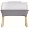 Sadbovač Prosperplast RESPANA PLANTER WOOD HIGH SET sadbovač 78 cm sivý kameň