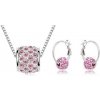 Austrian Crystal SW set Gulička - light pink