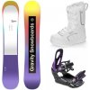 Gravity Thunder Jr snowboard + Raven S230 Black/violet viazanie + Raven Pearl white topánky - 140 cm + S/M (EU 37-42)