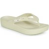 Crocs Žabky Classic Platform Flip W Béžová