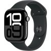 Apple Watch Series 10 46 mm klavírne čierny hliník s čierny športovým remienkom M/L MWWQ3QC/A