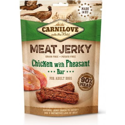Carnilove Jerky Chicken with Pheasant Bar 12 x 100 g