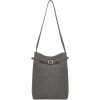 Minimalistická vertikálna kabelka Miss Lulu - sivá