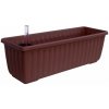 Plastia Samozavlažovací truhlík SIESTA LUX 60x20x19 cm hnedý