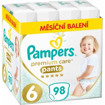 Pampers Premium Care Pants 6 98 ks od 54,64 € - Heureka.sk