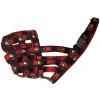 Palkar Nylonový náhubok pre psy veľ. 4, 30 cm × 11 cm čierno-červený