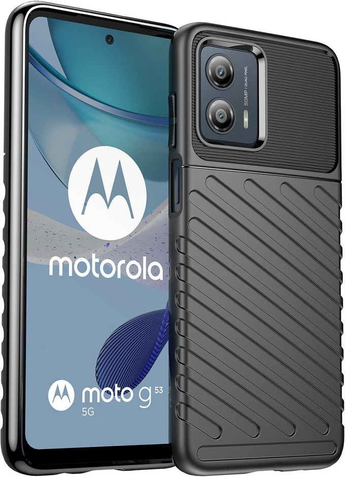 Púzdro Hurtel Thunder Motorola Moto G53, čierne