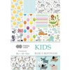 Blok so vzorovanými papiermi A4 - Kids 80 g