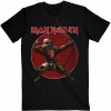 Iron Maiden Senjutsu Eddie Archer Red Circle Black L Tričko