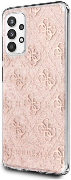 Púzdro Guess na Samsung Galaxy A32 5G Peony Glitter ružové