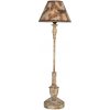 Rustikálna kovová lampa beige 71 cm