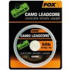 Fox šnúra s Olověným Jádrem Edges Leadcore Woven Leader Camo 50lb 25m