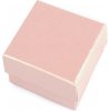 Krabička na šperky 5,5x5,5 cm pudrová 2ks