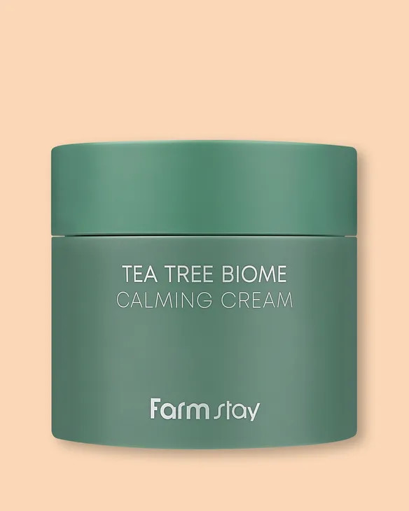 Farmstay Krém na tvár s čajovníkom Tea Tree Biome Calming Cream 80 ml