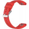 eses Silikónový remienok pre Garmin - Malinovo červený, QuickFit 26 mm