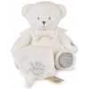 Doudou et Compagnie Paris Darčeková sada Plyšový medvedík s dečkou 30 cm sivý Doudou