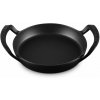 Panvica na prípravu na ohni BBQ 25 cm, čierna, liatina, Le Creuset