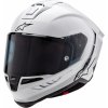Přilba SUPERTECH R-10 SOLID, ALPINESTARS (bílá/matný karbon, vel. S)