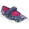 Befado detské papuče na suchý zips, viacfarebné, veľkosť 26