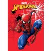 FARO Fleece deka Spiderman red Polyester, 100/140 cm
