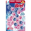 BREF Power Aktiv Giga Pack Flower Bloosom, tuhý wc blok 4 x 50 g