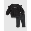 GAP Baby tepláková súprava s logom Čierna 12-18M Čierna Čierna