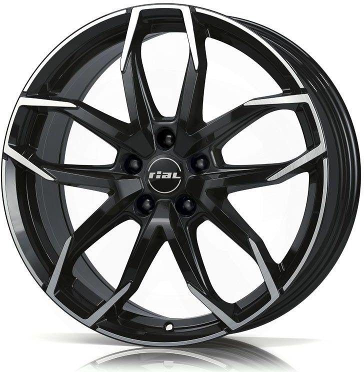 RIAL Lucca 7.5x17 5x114,3 ET37 black polished
