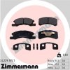 ZIMMERMANN Sada brzdových platničiek kotúčovej brzdy 24229.155.1