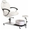 Pedikérske kreslo s masážnym prístrojom na nohy BR-2301 biele