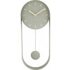 Dizajnové kyvadlové nástenné hodiny 5822DG Karlsson 50cm (8714302696664)