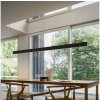 Ideal Lux - Závesný LED luster na lane LINUS LED/32W/230V 3000K CRI 90 120 cm čierna 241975 + záruka 3 roky zadarmo