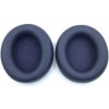 Náhradné Náušníky pre Anker Soundcore Life Q30, Q35, Pamäťová pena + PU Koža, Modré, 1 pár