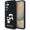 Karl Lagerfeld 3D Rubber Karl and Choupette Samsung Galaxy S24 FE 5G S721 Black KLHCS24FE3DRKCNK